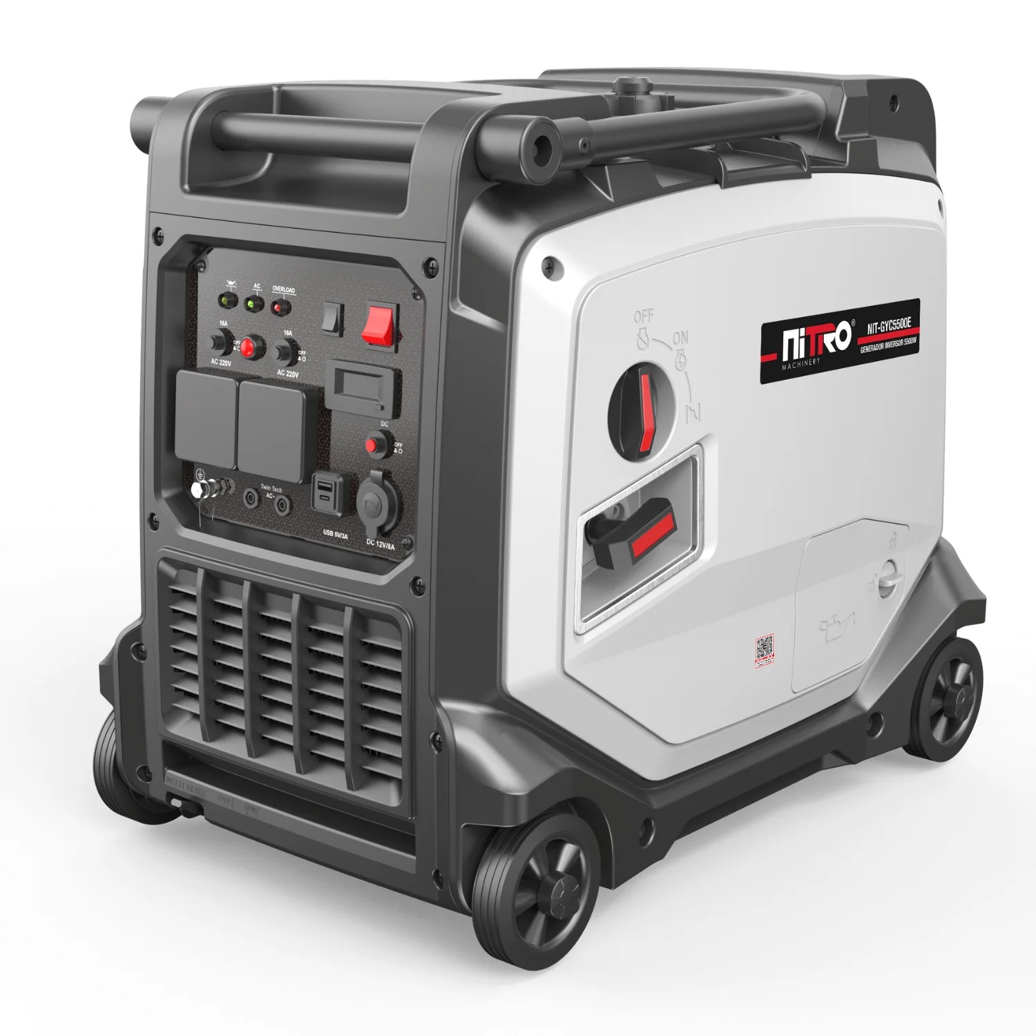 NIT-GYC5500E GENERADOR INVERTER SILENCIOSO 5500W, 11HP, 110/220V, CON MARCHA Y BATERIA