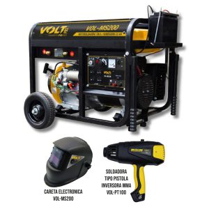 VOL-MS200-C1 Motosoldadora a gasolina de 200A