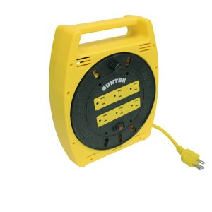 136035 Extensión eléctrica tipo carrete multicont 6mt 6 ent Surtek
