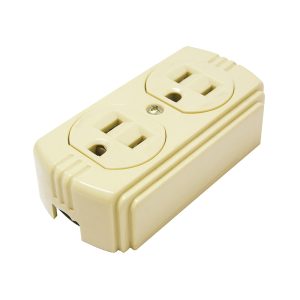 136404 Contacto dúplex de superficie aterrizado 15A 127V Surtek