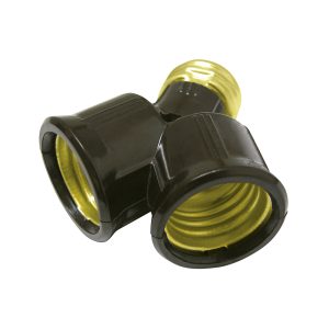 136658 Portalámpara doble negro 250V Surtek