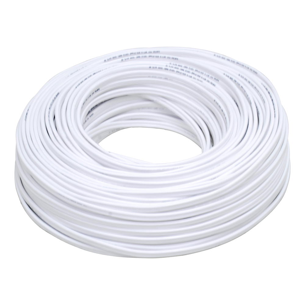 136952 Cable POT CCA 2x12 100m blanco Surtek