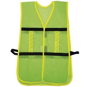 137492 Chaleco de seguridad malla ajustable gancho verde Surtek