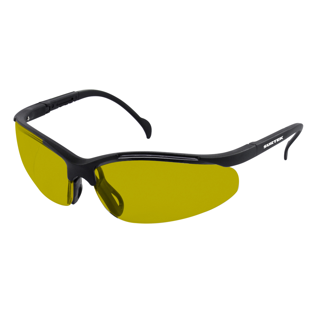 137662 Surtek Lente de seguridad confort, mica color ámbar