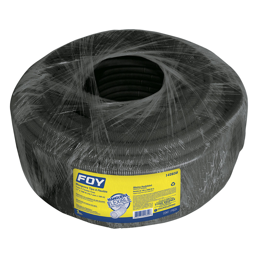 142850 Manguera flexible para cable 1/2" x 100m Foy
