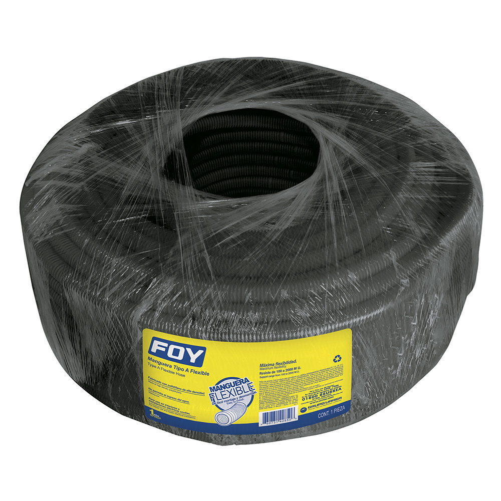 142851 Manguera flexible para cable 3/4" x 50m Foy