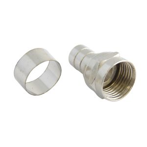 153201 Conector tipo campana para cable coaxial RG6 Surtek