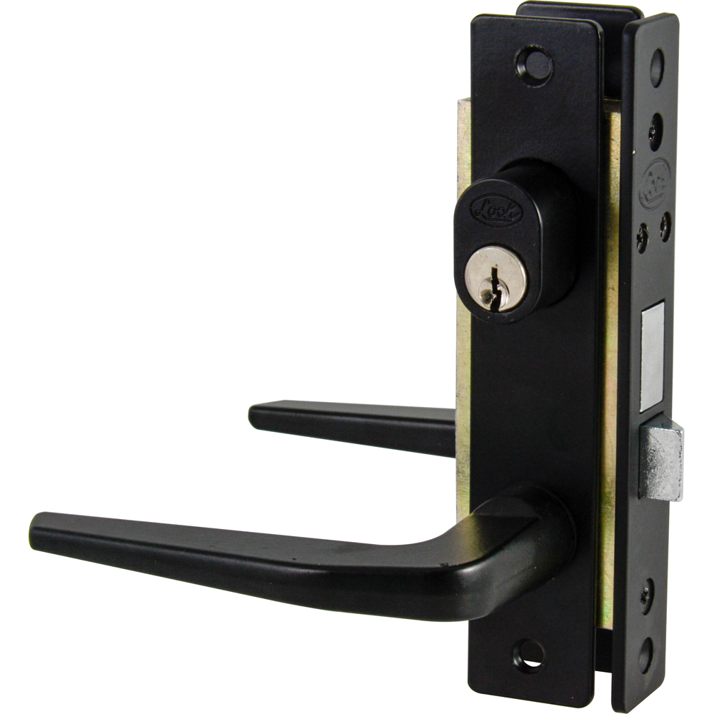 20CL Cerradura aluminio basic doble color negro Lock