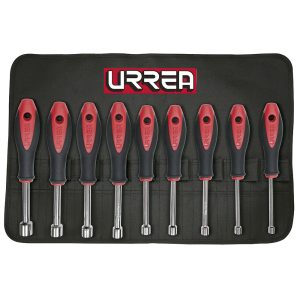 8200M Juego 9 destornilladores bimaterial de caja métricos Urrea