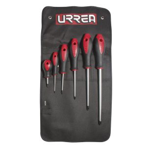 8600A Juego de 6 destornilladores bimaterial combinado Urrea
