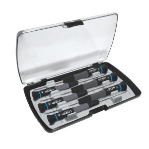 9501BT Juego Destornilladores ESD Torx®6 pzas caja plástica Urrea