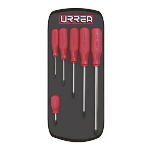 9600AR Juego de 6 destornilladores serie R punta Phillips® Urrea