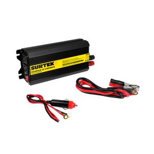 IC6600 Inversor de corriente 600 W con voltaje entrada DC 12 V, voltaje salida AC 120 V, 60 Hz Surtek