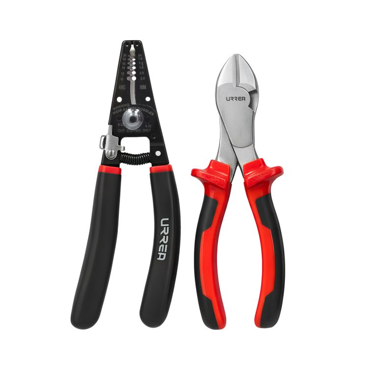 JE2 Juego de pinzas para electricista con mango bimaterial, 2 piezas Urrea