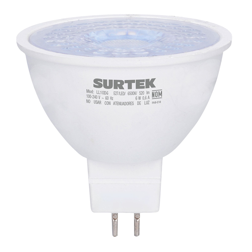 LL5D4 Lámpara de LED tipo GU5.3, 4 W luz de día Surtek