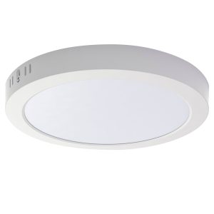 LUSR12 Luminario de LED de sobreponer redondo 12 W, luz de día Surtek