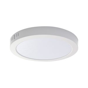 LUSR18 Luminario de LED de sobreponer redondo 18 W, luz de día Surtek