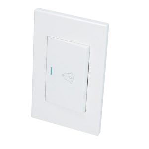 P618B Placa con timbre blanco 1/1 Surtek.