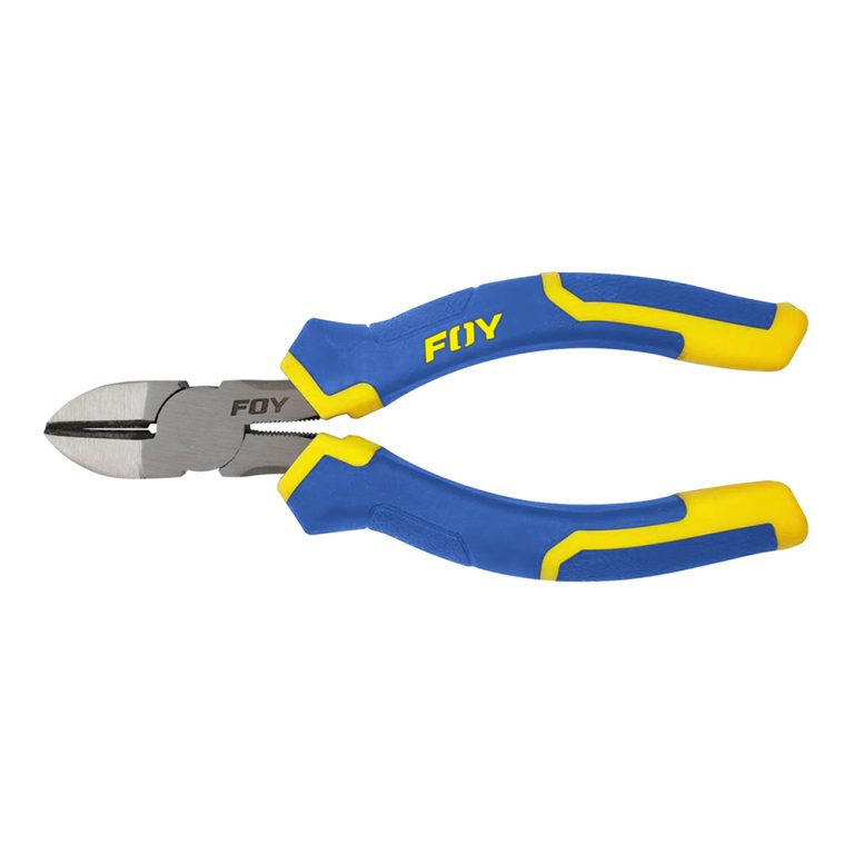 PE8D Pinza para electricista con mango bimaterial corte diagonal de 8" Foy