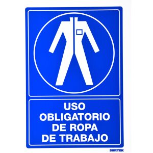 SES19 Señal "Ropa de trabajo" Surtek