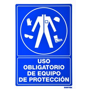 SES21 Señal "Equipo protección" Surtek