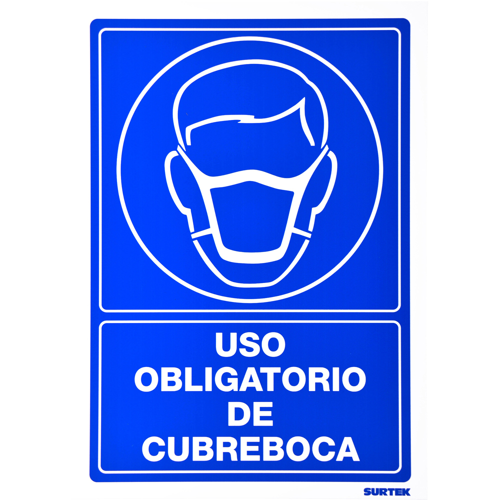 SES22 Señal "Cubreboca" Surtek