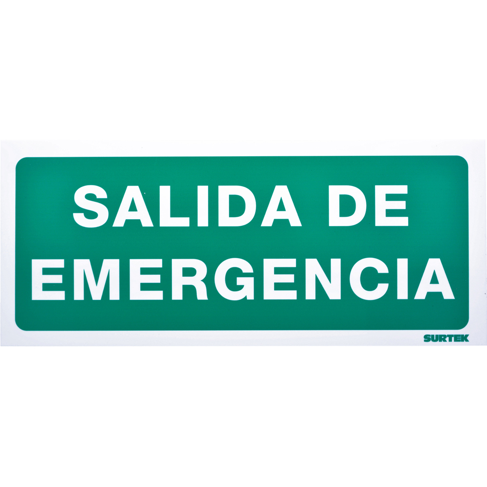 SES3 Señal "Salida emergencia" Surtek