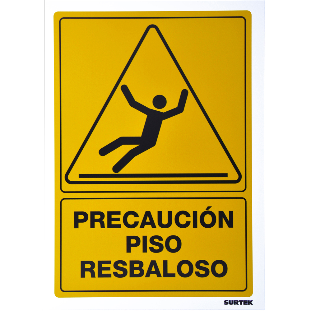 SES33 Señal "Piso resbaloso" Surtek