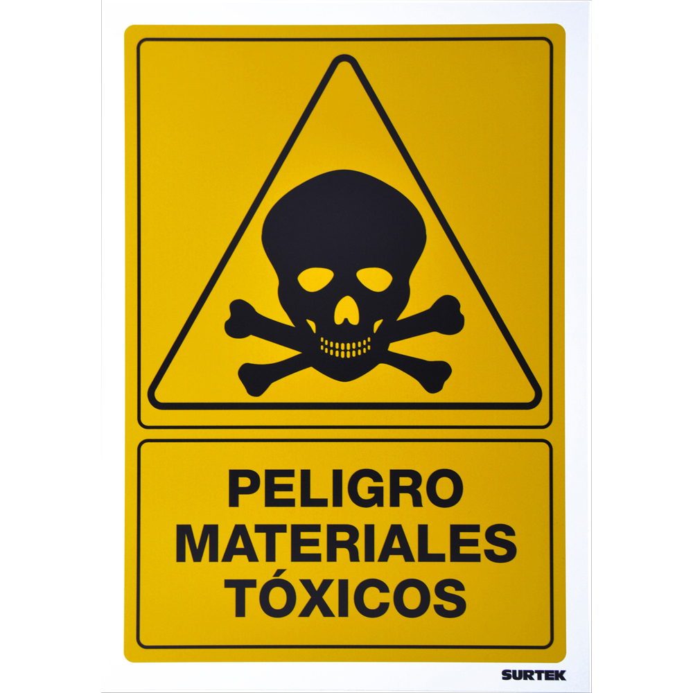 SES35 Señal "Materiales tóxicos" Surtek