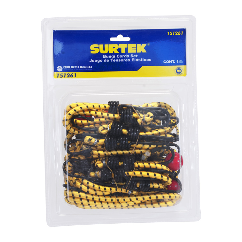 151261 Juego de 24 tensores elásticos Surtek
