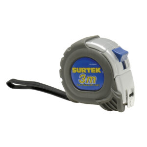B122085 Flexómetro anti-impacto silver 3m x 5/8" Surtek