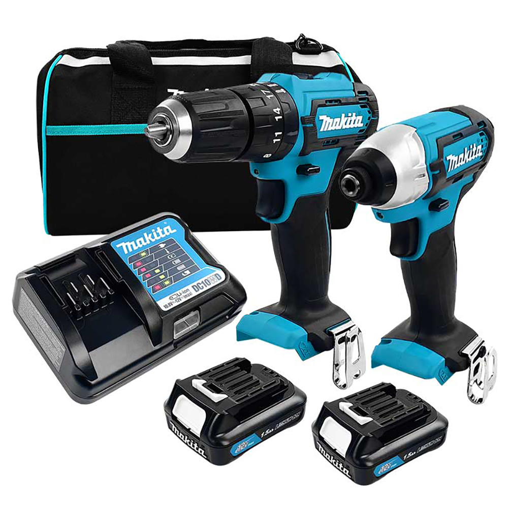 CLX228 COMBO TALADRO PERCUTOR + ATORNILLADOR INAL 12V MAKITA