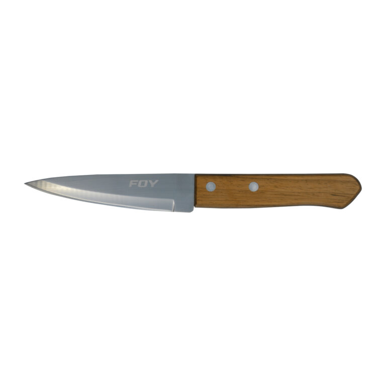 CU60M Cuchillo de acero inoxidable para chef con mango de madera de 6" Foy