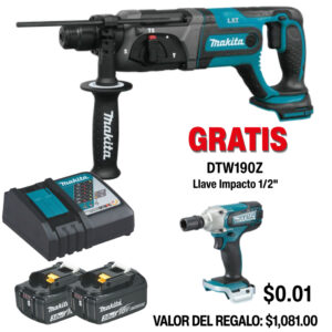 DHR241RFE Martillo rotatorio combinado inalámbrico