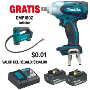 DTW251RFE Llave de impacto inalámbrica.