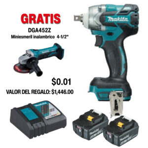 DTW285RMJ Llave de impacto inalámbrica.