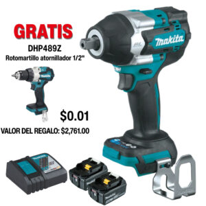 DTW701RTJ Llave De Impacto BL 18V 5,0Ah LXT 1/2” 700 Nm