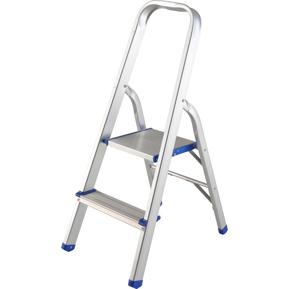 ETTA2 Escalera plegable tipo taburete aluminio 2 escalones Surtek.