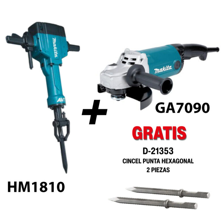 HM1810-COM COMBO ROMPEDOR ELECTRICO + ESMERIL