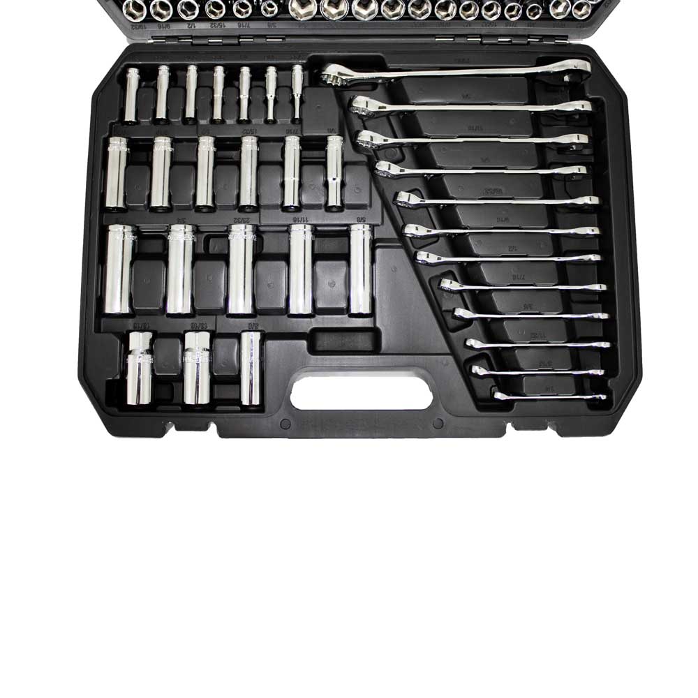 JCM1S Juego combinado de herramienta para mecánico 214 piezas, con maletín plástico Surtek - Imagen 3