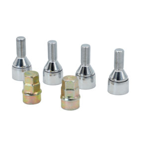 JBIS2 Juego de birlos de seguridad para rin, 6 piezas, 12mm x 1.5" Surtek