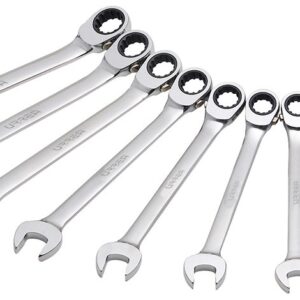 JLMC9R Juego 9 llaves de matraca reversible spline pulgadas Urrea