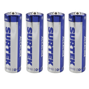 PA42A Pilas alcalinas AA blíster con 4 piezas Surtek.