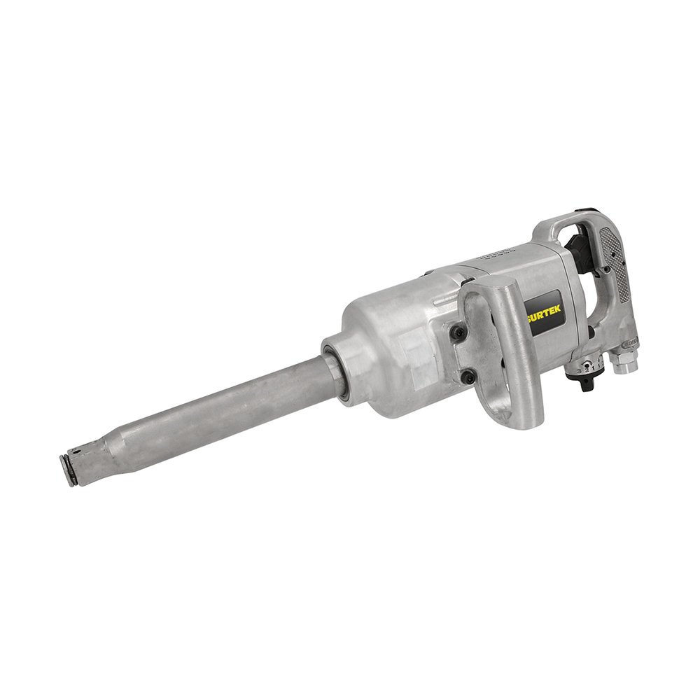 PI71A Pistola de impacto neumática cuadro de 1" 1,920 Ft-lb con extensión 9" sistema twin hammer Surtek