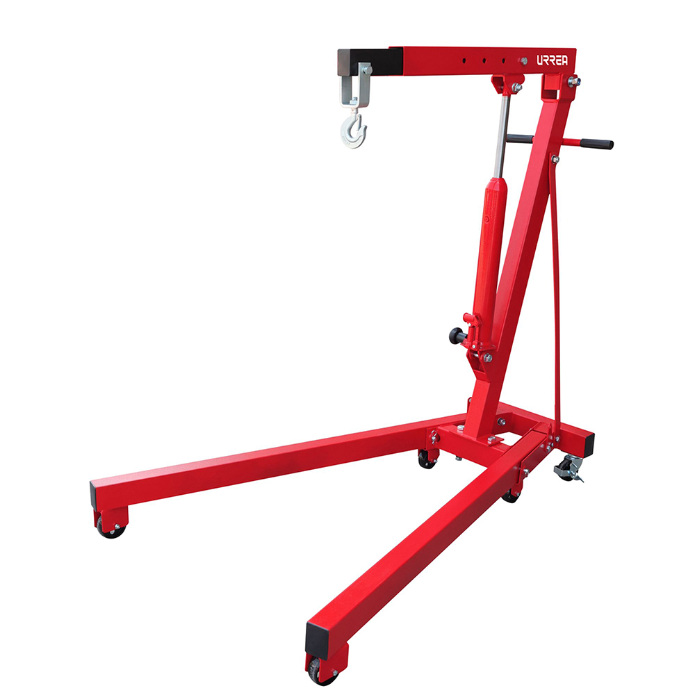 PLHV1 Pluma hidráulica plegable con patas V, 1 ton Urrea