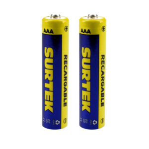 PR23A Pilas recargables AAA blíster con 2 piezas Surtek.