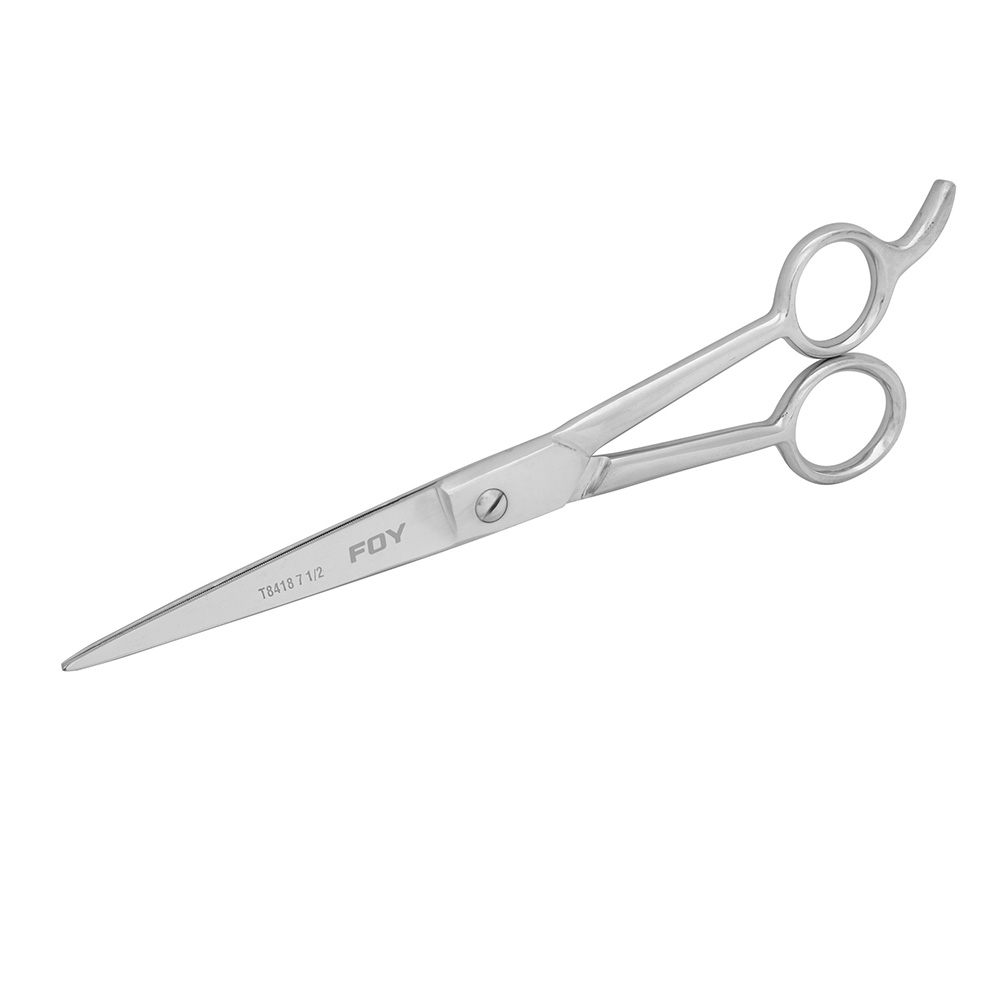 T841871/2 Tijera de acero inoxidable para peluquero 7-1/2" Foy