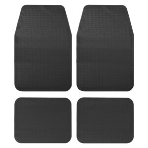 TA4N Juego de tapetes para auto, 4 piezas, color negro Surtek