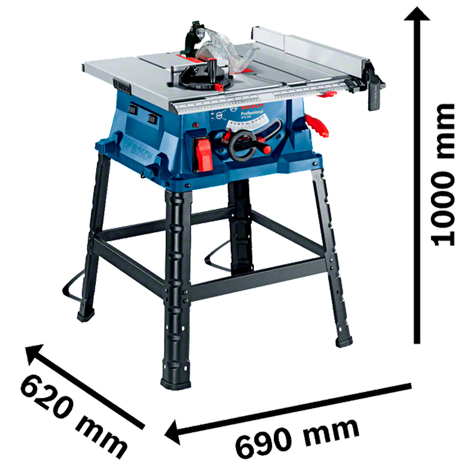 0601B450G0 Sierra de Banco Bosch GTS 254 1800W disco de 254mm 127V - Imagen 4