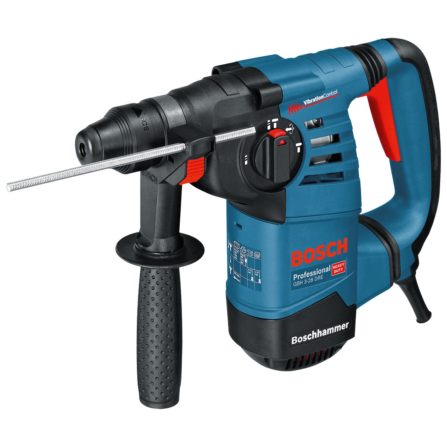 061123A0G0 Martillo perforador Bosch GBH 3-28 DRE 800W 127V en maletín - Imagen 2
